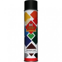 HIT COLOR  600ML NOIR MAT